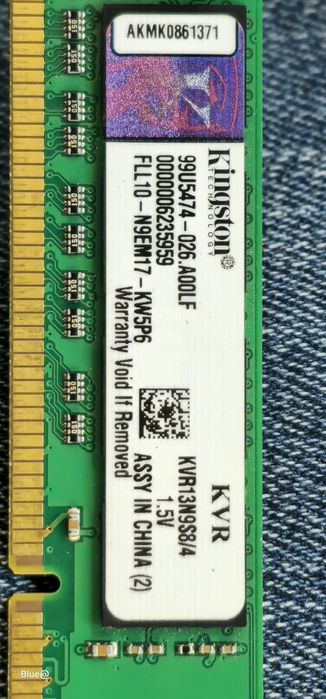 Memorie Kingston DDR3 DIMM, 4 GB, 1600 MHz, CL11