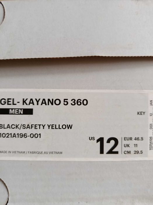 мъжки маратонки asics gel kayano 5 360,номер 46.5
