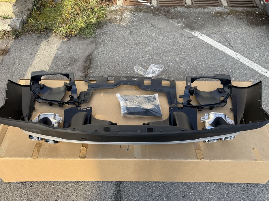 Дифузьор с накрайници АМГ GLE Coupe 167 GLE 53 AMG GLE63 задна броня