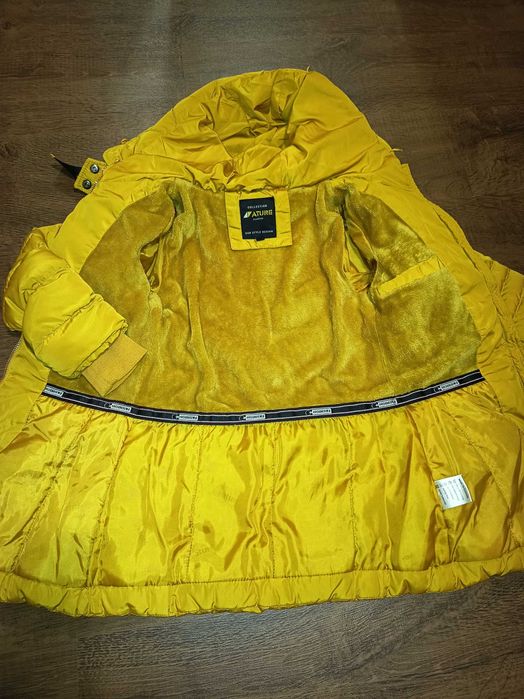 Топло зимно яке за момиче 6 год, размер 122