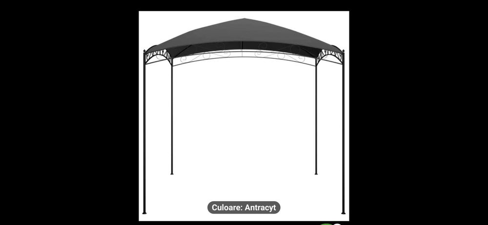 Pavilion de antracit 3x3x2.65 M