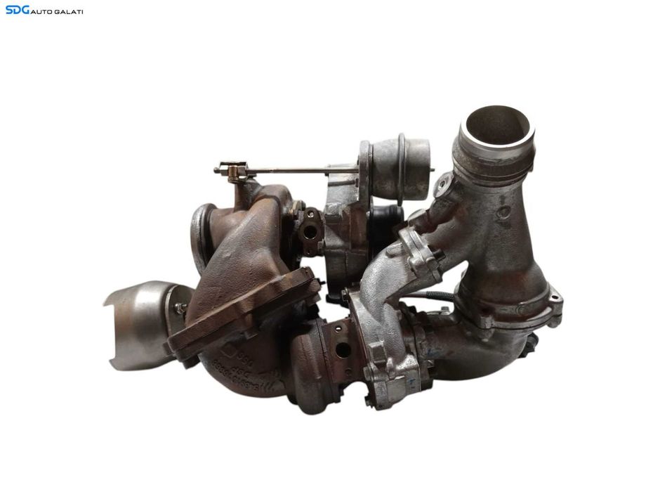 Bi Turbo Turbina Turbosuflanta Biturbo Mercedes Clasa E Class W212 S212 E220 E250 2.2 CDI OM 651 651924 120KW 125KW 150KW 2009 - 2016 Cod A6510906180000 A6510902880 A6510905780 [M7710]