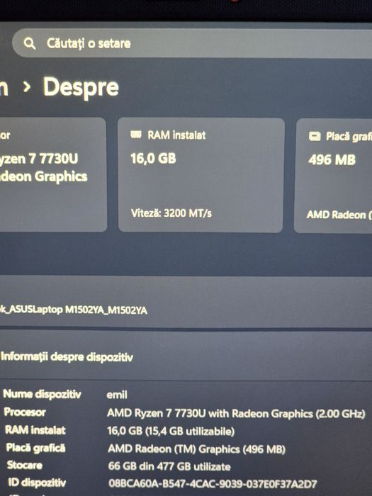 Asus vivobook 15 m1502ya