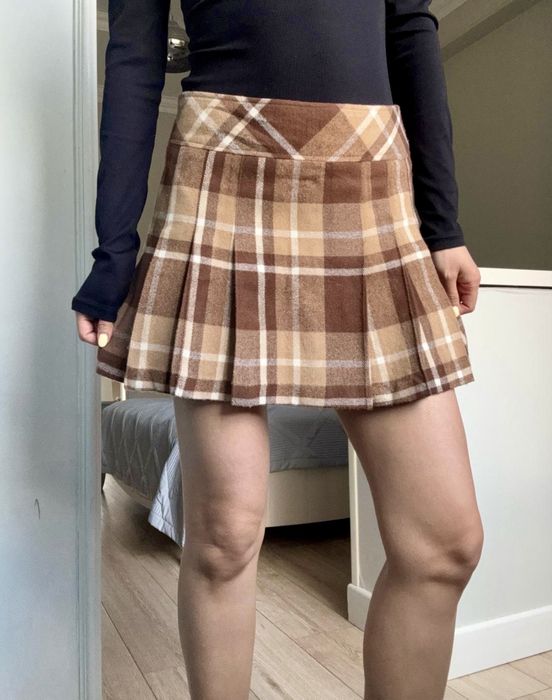 Юбка клеточная.