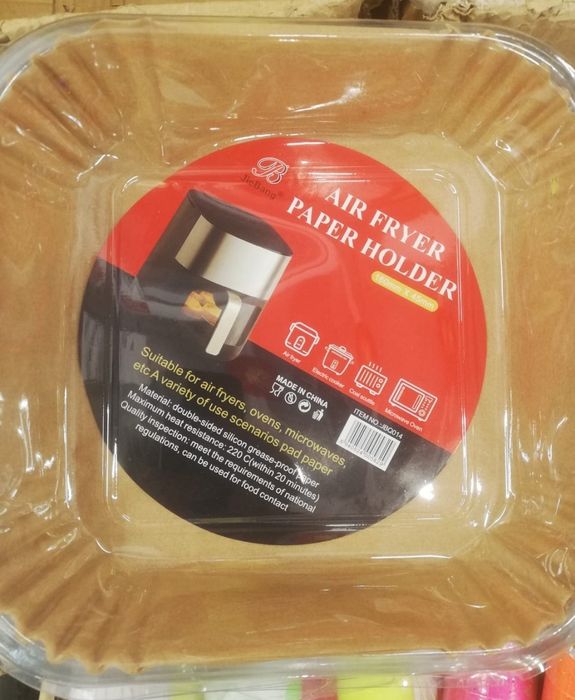 Set 100 hârtii pentru air frayer cca 20x20 cm