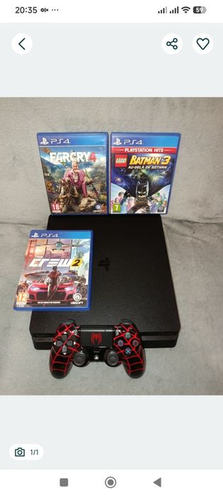 Playstation 4 slim + jocuri + controller