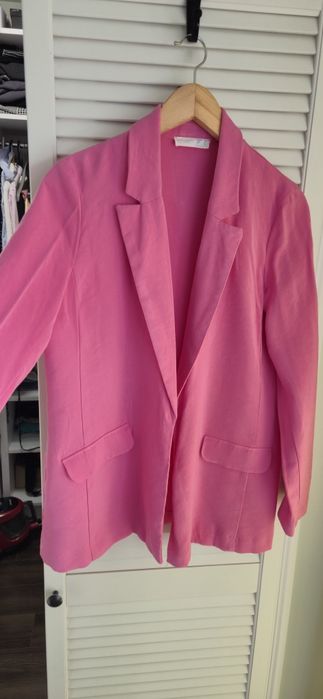 Сако/блейзър MANGO р-р L, TOM TAILOR р-р L,сако (розово), сако (кафяво) каре