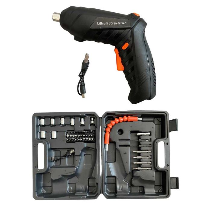 Surubelnita electrica USB cu set accesorii 13-3