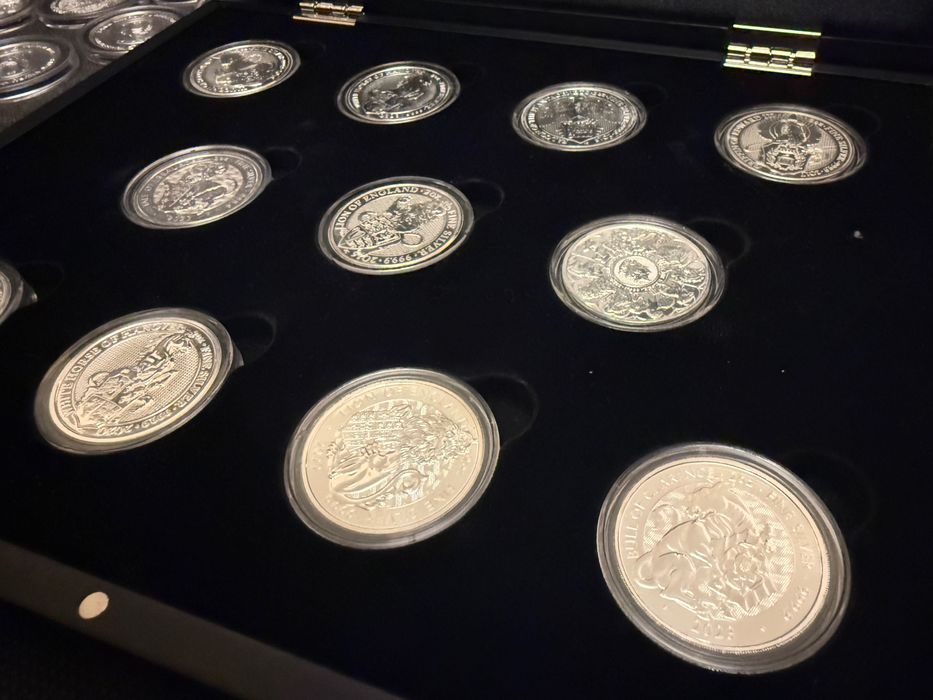 Зверовете на Кралицата Queena Beasts сребърни монети