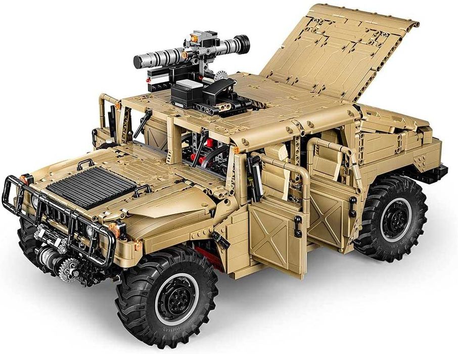 Конструктор Lego CADA Военен Джип Humvee 1:8 Моторизиран 3935ч. 53см.