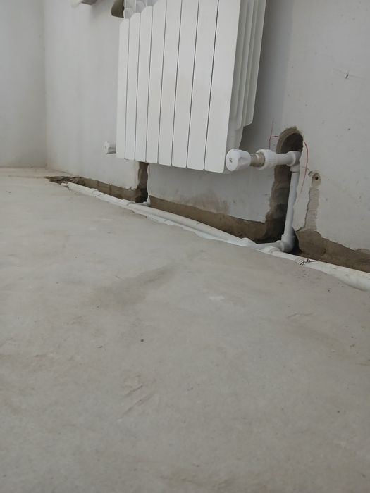 Черновой и чистовой монтаж канализации, водоснабжения и отопления.