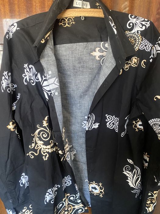 Мъжка модерна риза ХЛ