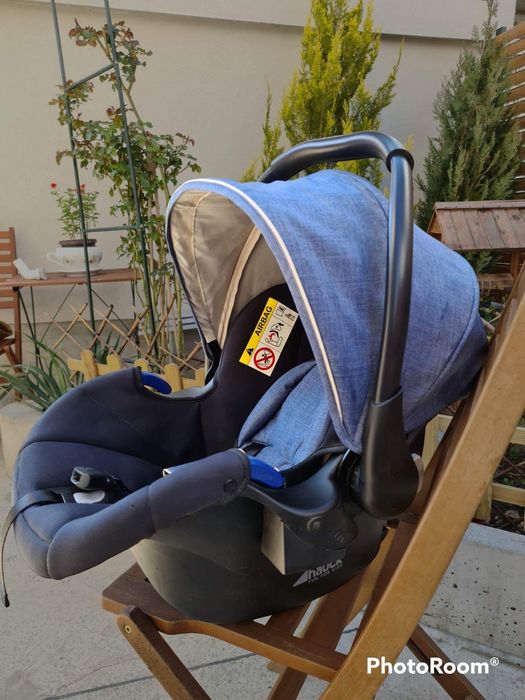 Hauck Бебешка Количка Atlantic Plus Trio Set Melange Jeans/Caviar