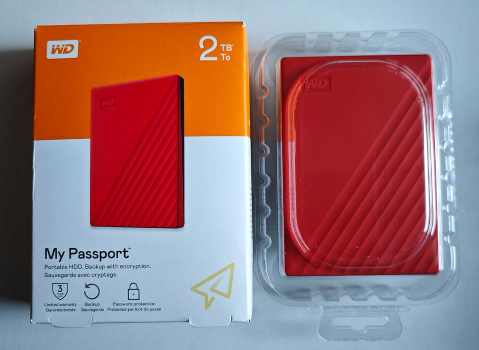 2TB 2,5" външен HDD Western Digital