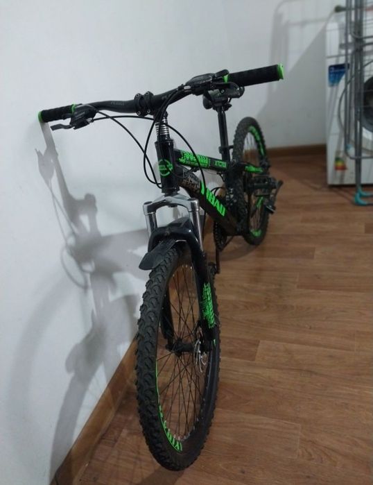 Зелёный велосипед