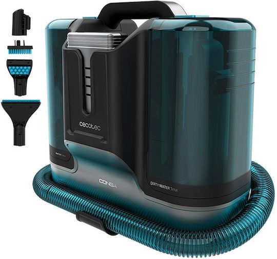компактната перяща прахосмукачка Cecotec Conga 4000 Carpet&Spot Clean XL X-Treme, предназначена за пране и дълбоко почистване на тапицерии,