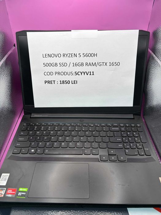 Lenovo gaming ryzen 5 5600h nvidia 1650 •Matei Amanet Crangasi22•