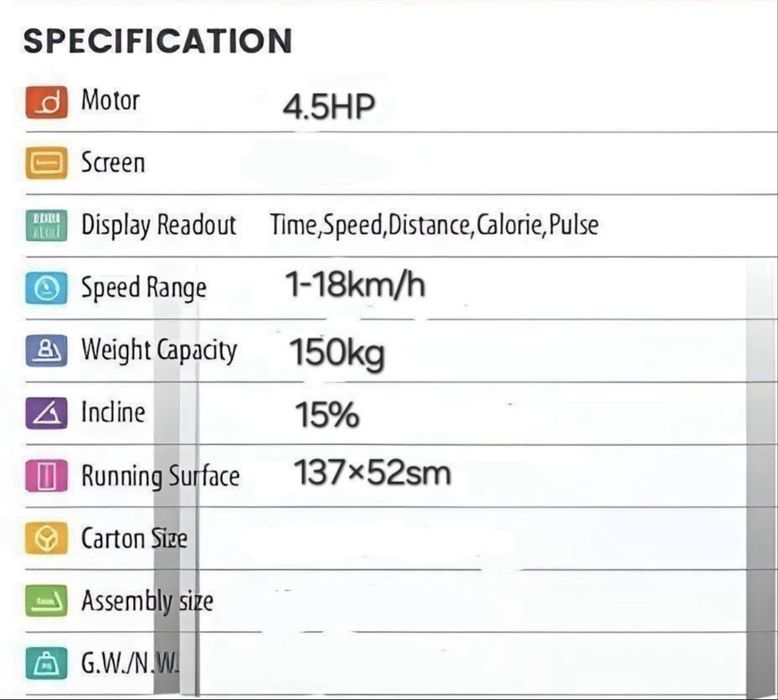 Беговая дорожка Model:616