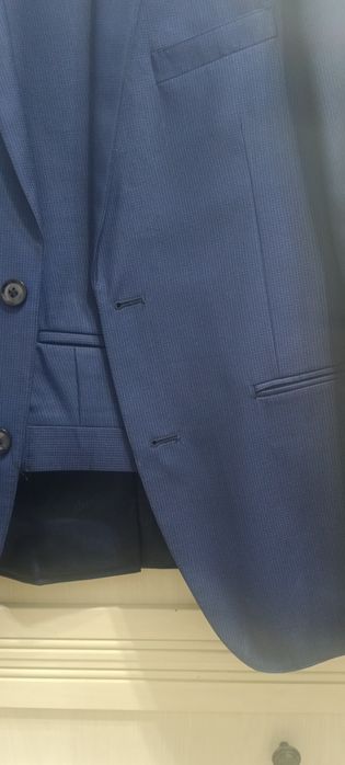 Костюм шалбар, темно синии түсті