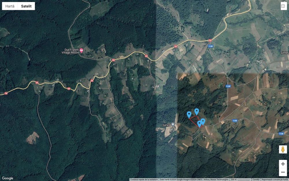 De vanzare 16250 mp teren Sinteu