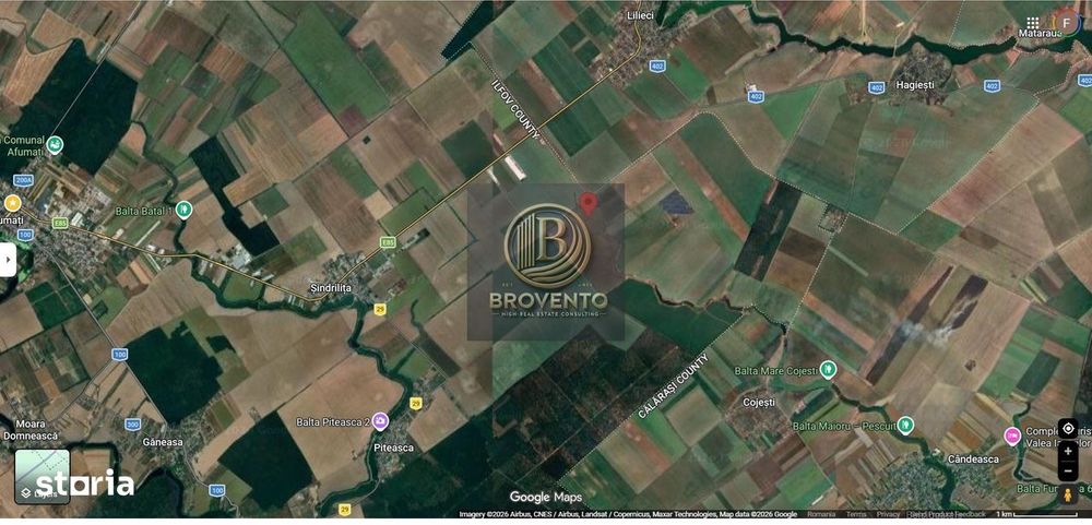 Teren potential logistic - DN 2 Ganeasa
