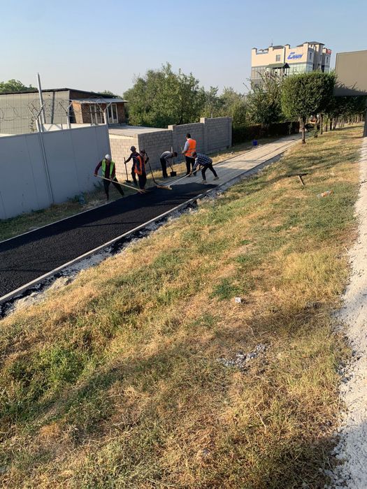 Асфальтирование асфальт бордюр брусчатка