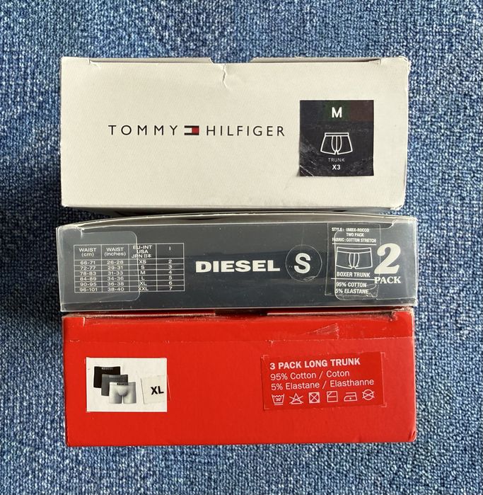 Calvin Klein / Diesel / Tommy Hilfiger ОРИГИНАЛНО мъжко бельо - S/M/L/XL