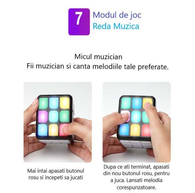 Cub Rubik multiplayer,7 moduri de joc, efecte muzicale si luminoase