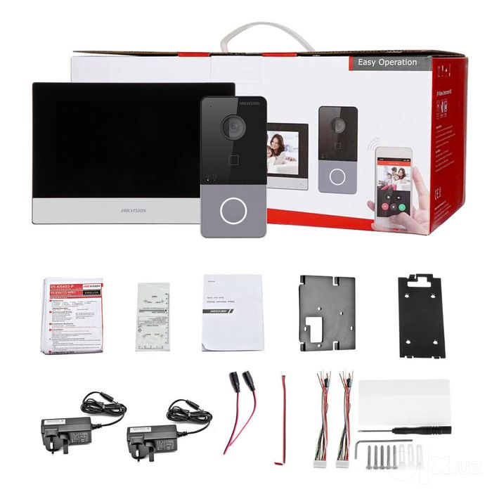 Видеодомофон Hikvision DS-KIS603-P (C)