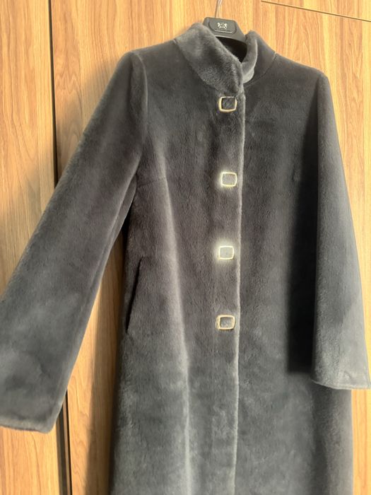 Пальто осеннее новое, 54 размер, альпака