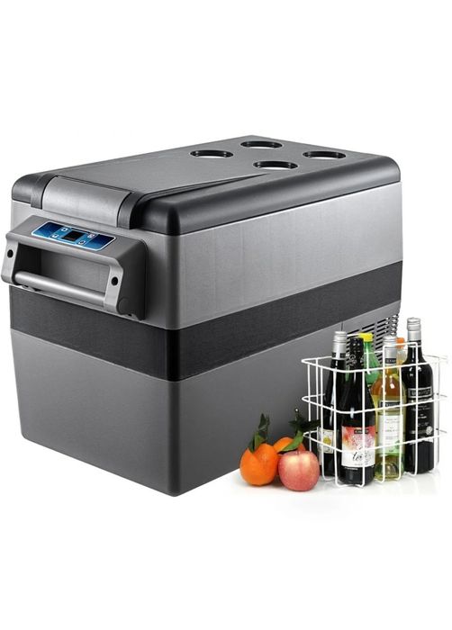 Vand Frigider auto portabil VEVOR 45L cu alimentare  12V/24V/220V ideal  pentru camion/ autorulota/ camping / pescuit , nou , sigilat