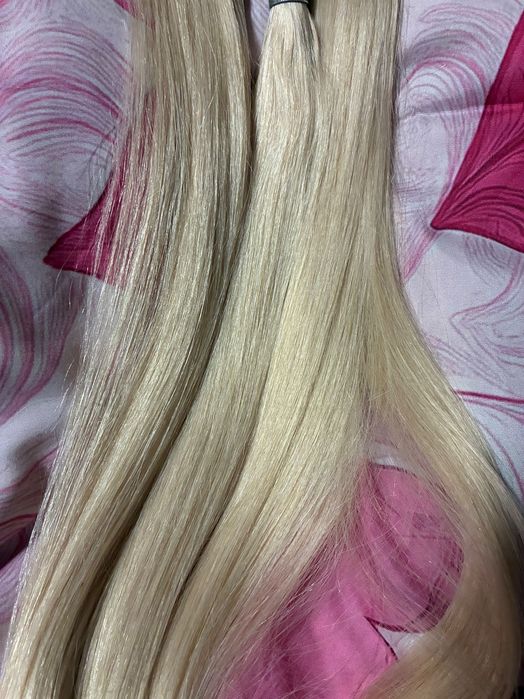 Extensii de par russian blonde 60 cm