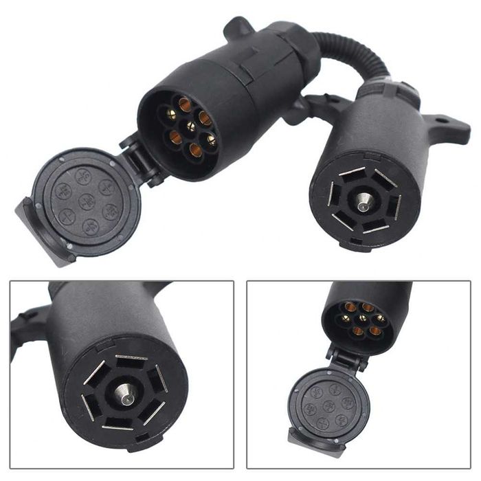 Adaptor de conversie mufă pentru remorcă de la standard american la eu