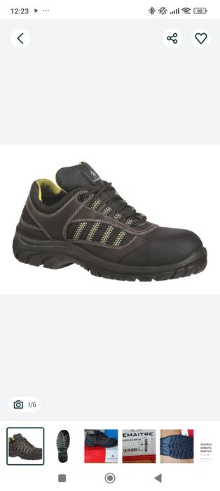 Lemaitre douro S3 работни обувки 38 номер