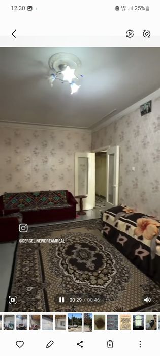 Uchtepa da 2 xonali 2ta balkonli uy sotiladi