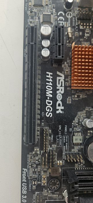 Материнская плата с процессором