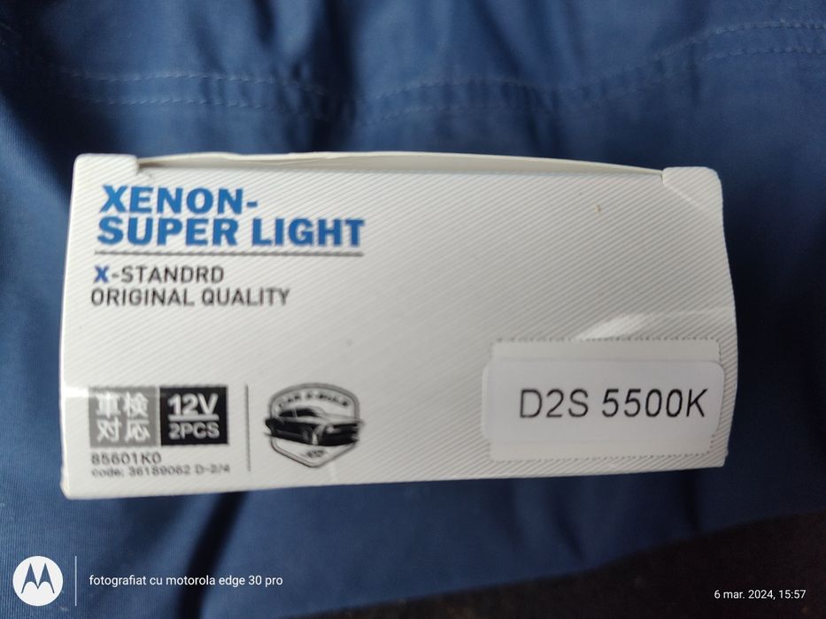 Becuri  led și xenon d1s d2s D3S   H⁷7ed 6000k