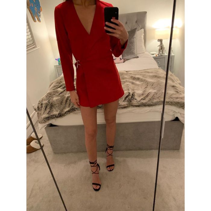 Велурен гащеризон Zara, XS размер