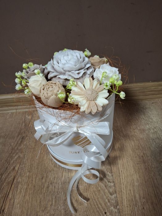 Букет от глицеринови сапуни