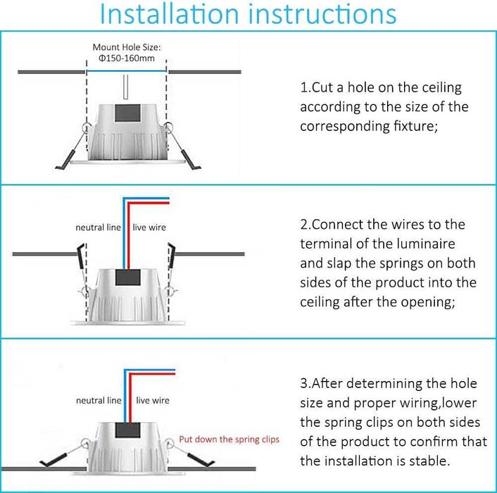 Set 4 Spoturi LED încastrate WiFi 15W 1200LM RGBCW,Bluetooth,Smart