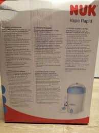 Електрически парен стерилизатор Nuk Vapo Rapide - Нов