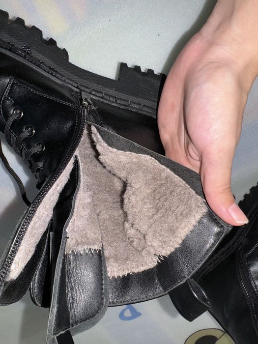 Қара түсті қысқы етік