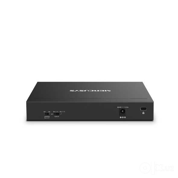 8 портовый гигабитный коммутатор с 7 порта PoE+ Mercusys MS108GP