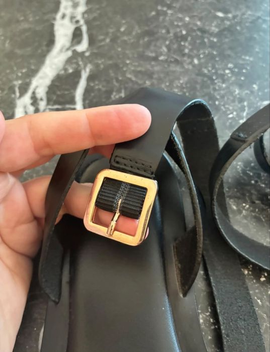 Sandale piele Mango