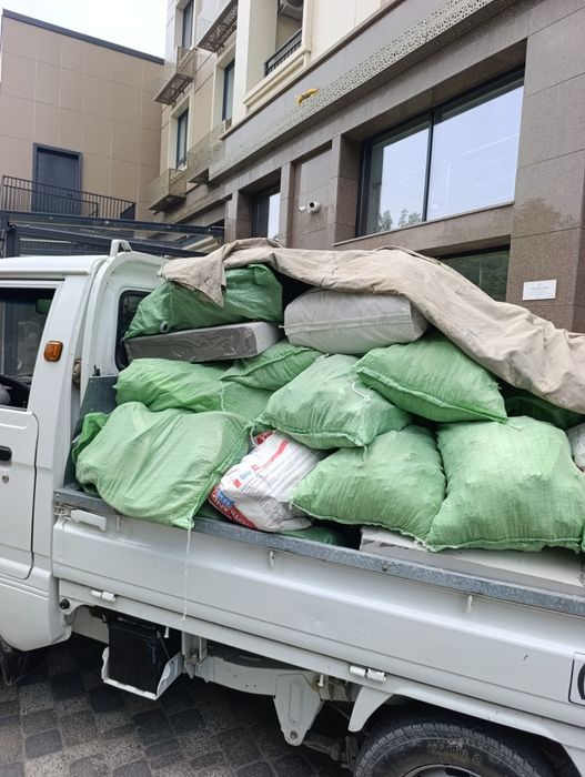 Вывоз мусора мусор ташиш