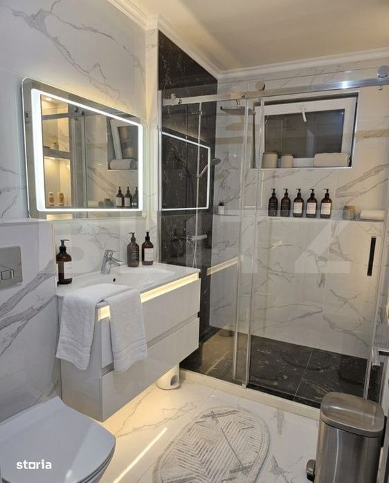 Apartament modern, 3 camere, etaj intermediar, 2 parcari, Apahida cent