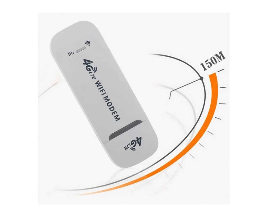 4G LTE USB Модем и WiFi Рутер 150Mbps - Преносим Безжичен Хотспот за SIM Карта, Интернет за Кола, Дом и Офис, Pocket Router Stick