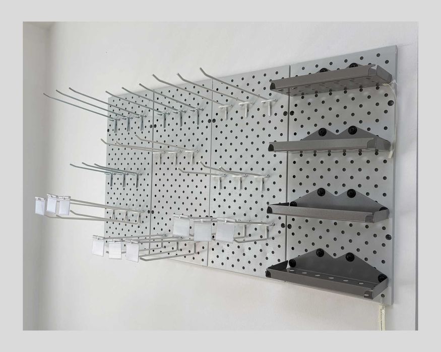 Панель перфорированная, настенная, для магазина и склада alpp