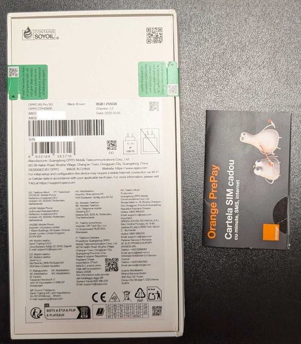 Telefon OPPO A5 Pro 5G 8GB 256GB CPH2695 Black Brown