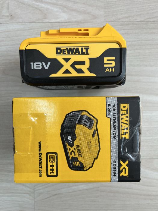Dewalt acumulator 5Ah baterie DCB184 18V /Li-lon / Nou